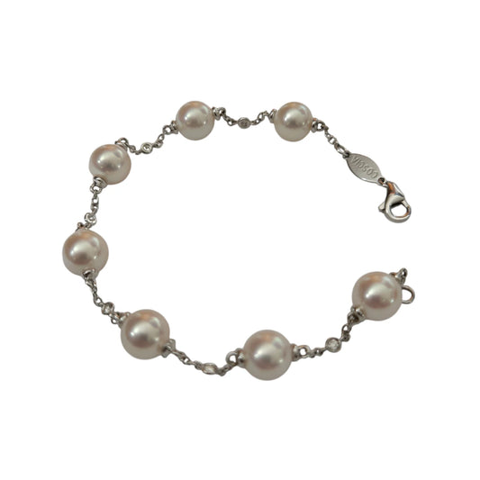 Bracciale Perle e Diamanti