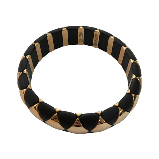 Bracciale Roberto Demeglio Aura Ceramica Nera e Oro Rosa