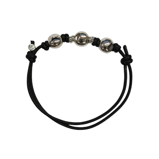 Bracciale Cordino DoDo 3 Pepite e Rondelle