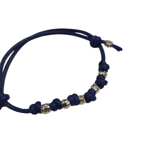 Bracciale Cordino Blu DoDo 5 Granelli