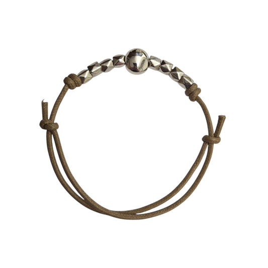 Bracciale Cordino DoDo Borchie e Pepita