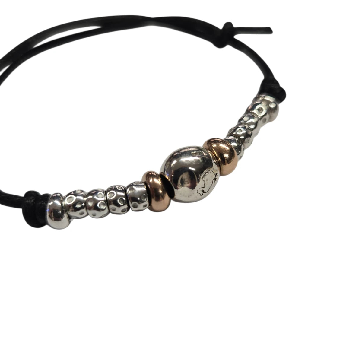 Bracciale Cordino DoDo Granelli Pepita e Rondelle Bold