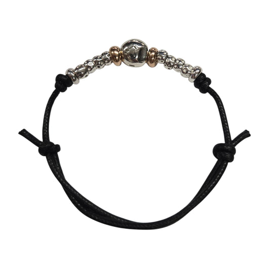 Bracciale Cordino DoDo Granelli Pepita e Rondelle Bold