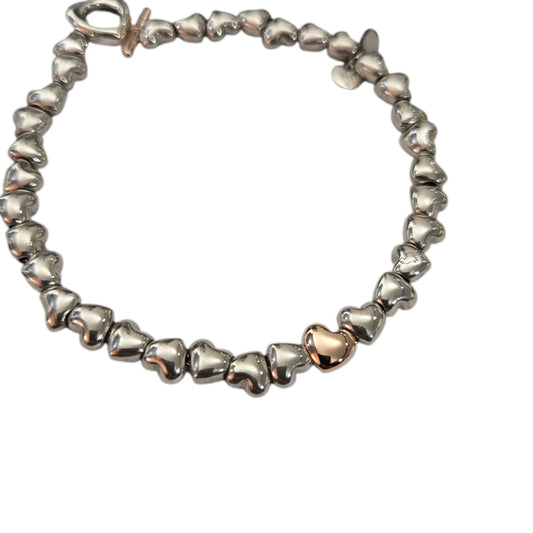 Bracciale DoDo Cuoricini con Cuoricino Oro Rosa