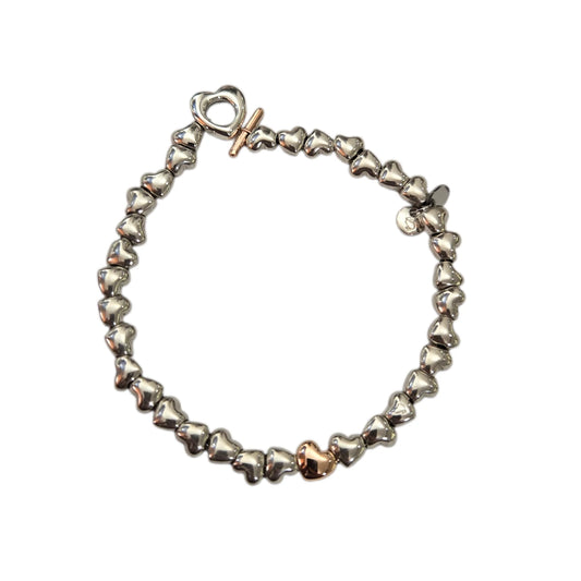 Bracciale DoDo Cuoricini con Cuoricino Oro Rosa