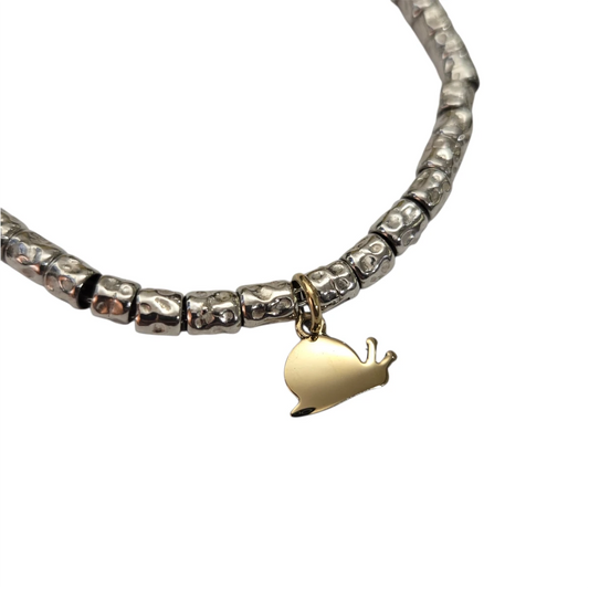 Bracciale DoDo Granelli con Charm Lumachina