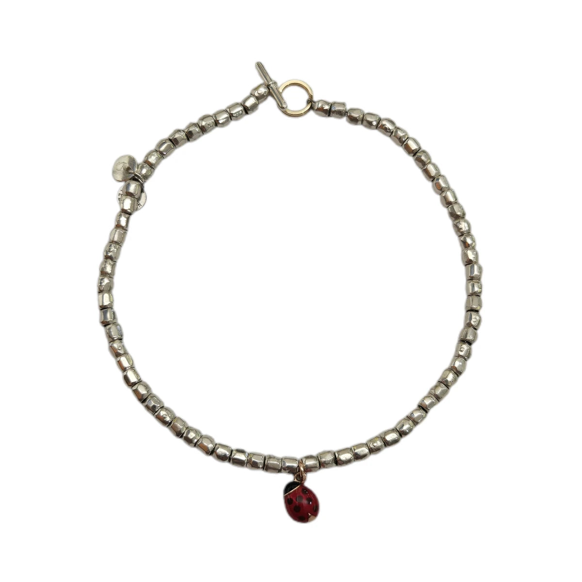 Bracciale DoDo Mini Granelli con Coccinella