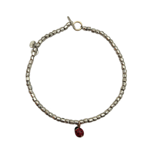 Bracciale DoDo Mini Granelli con Coccinella