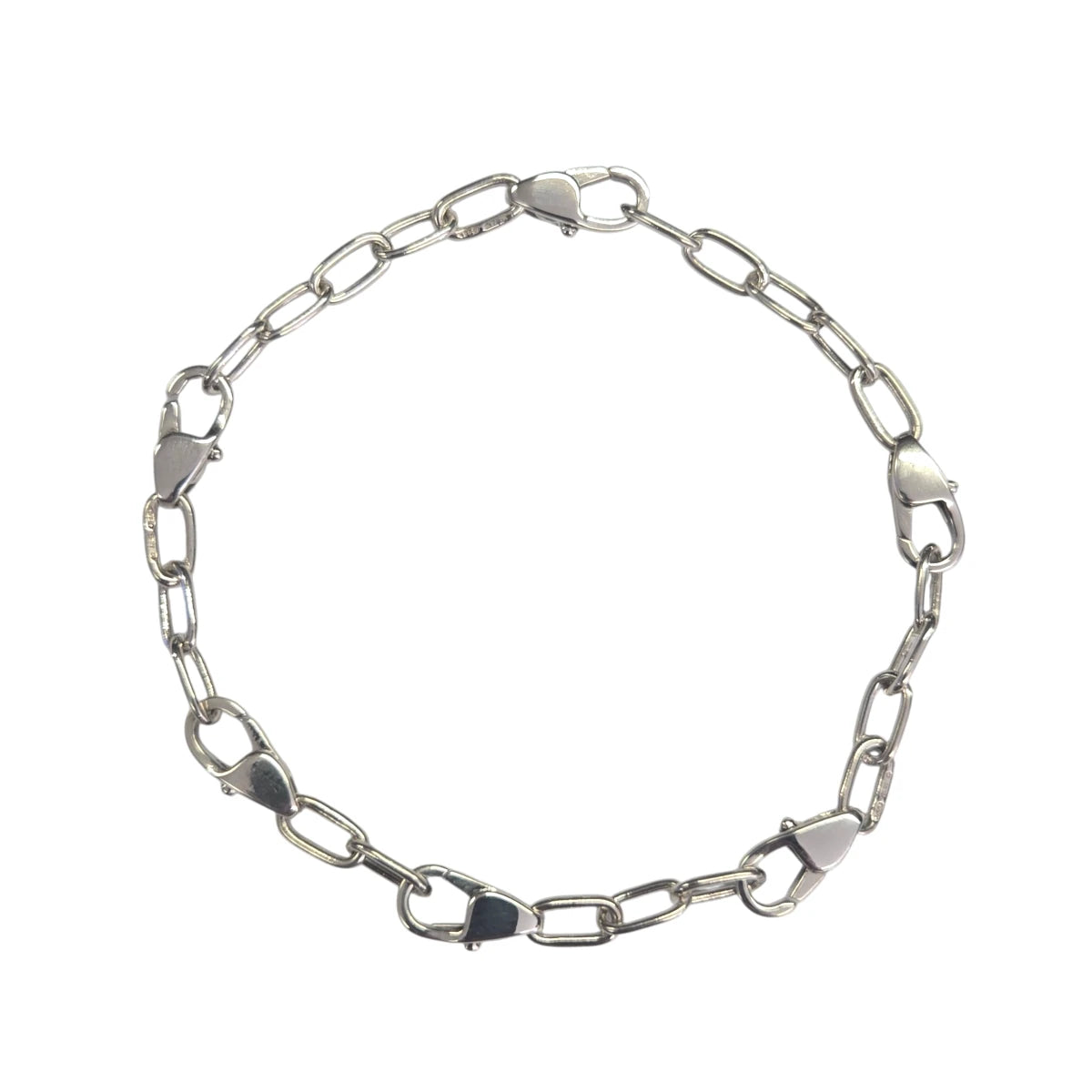 Bracciale DoDo Moschettoni Argento