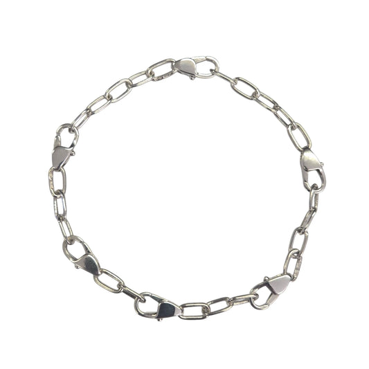 Bracciale DoDo Moschettoni Argento