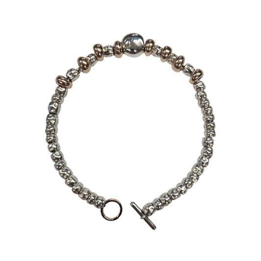 Bracciale DoDo Granelli Pepita e 8 Rondelle Bold