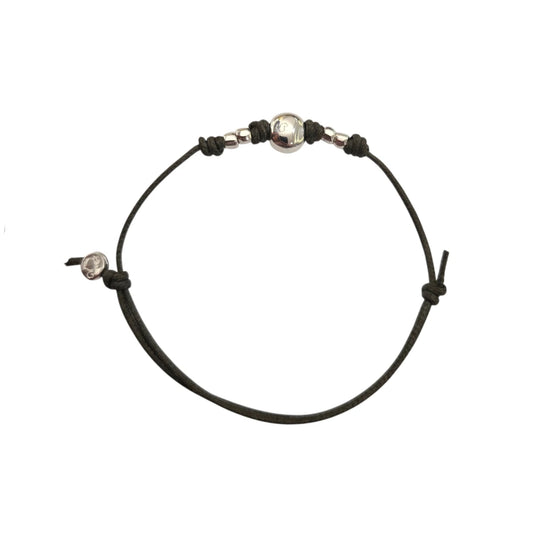 Bracciale Cordino DoDo mini-granelli e pepita piccola