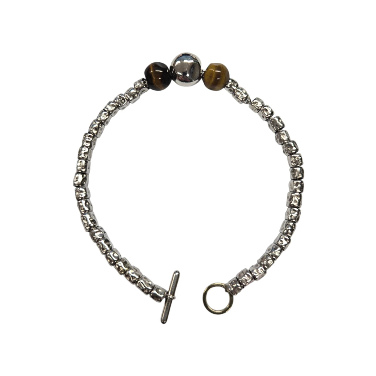 Bracciale DoDo Granelli e Pepite Occhio di Tigre