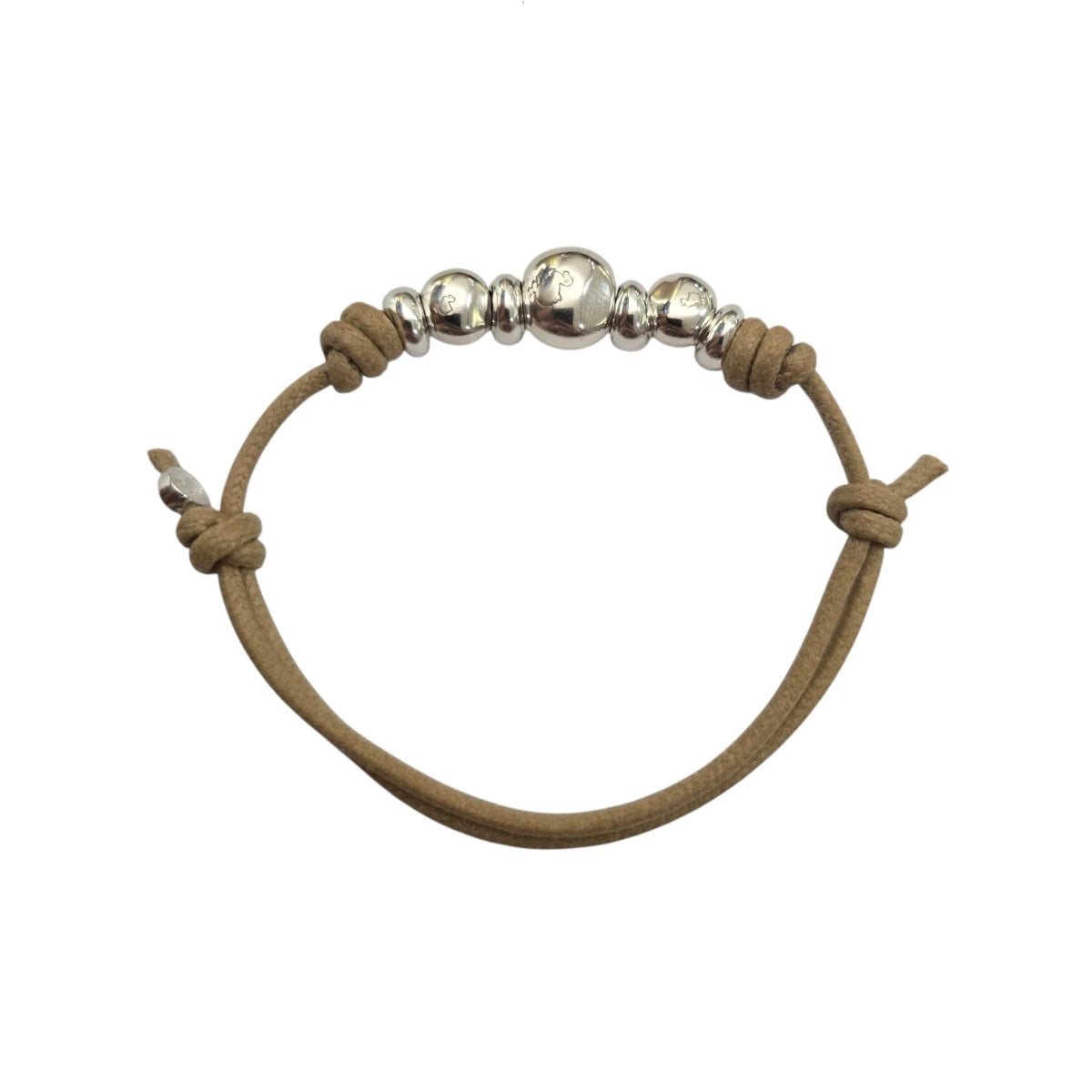 Bracciale Cordino DoDo pepite e rondelle bold