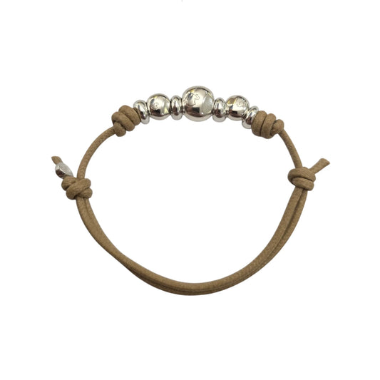 Bracciale Cordino DoDo pepite e rondelle bold