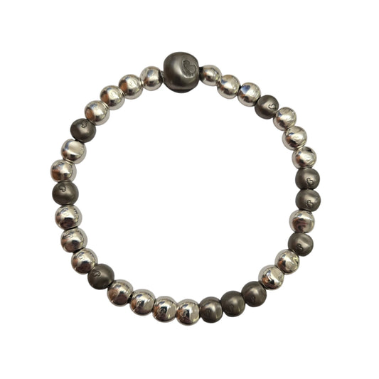 Bracciale DoDo Pepite Argento e Titanio