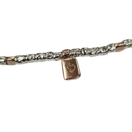 Bracciale DoDo Granelli, triangoli e piastrina