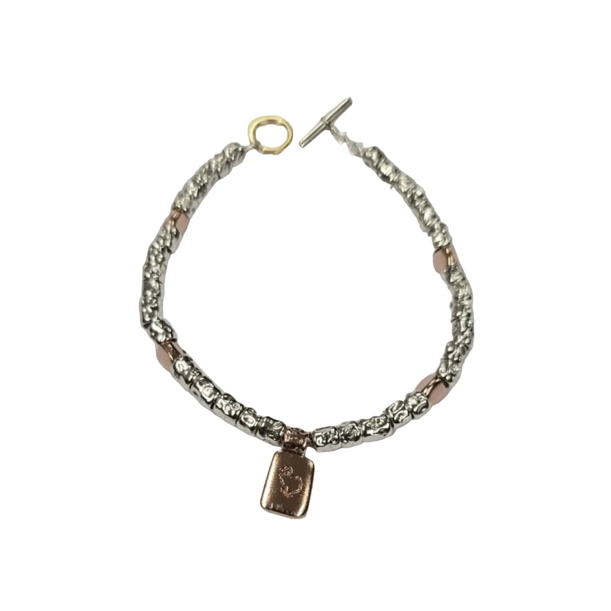 Bracciale DoDo Granelli, triangoli e piastrina