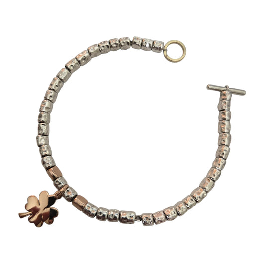 Bracciale DoDo Granelli Con Quadrifogli Grande e Sassolini
