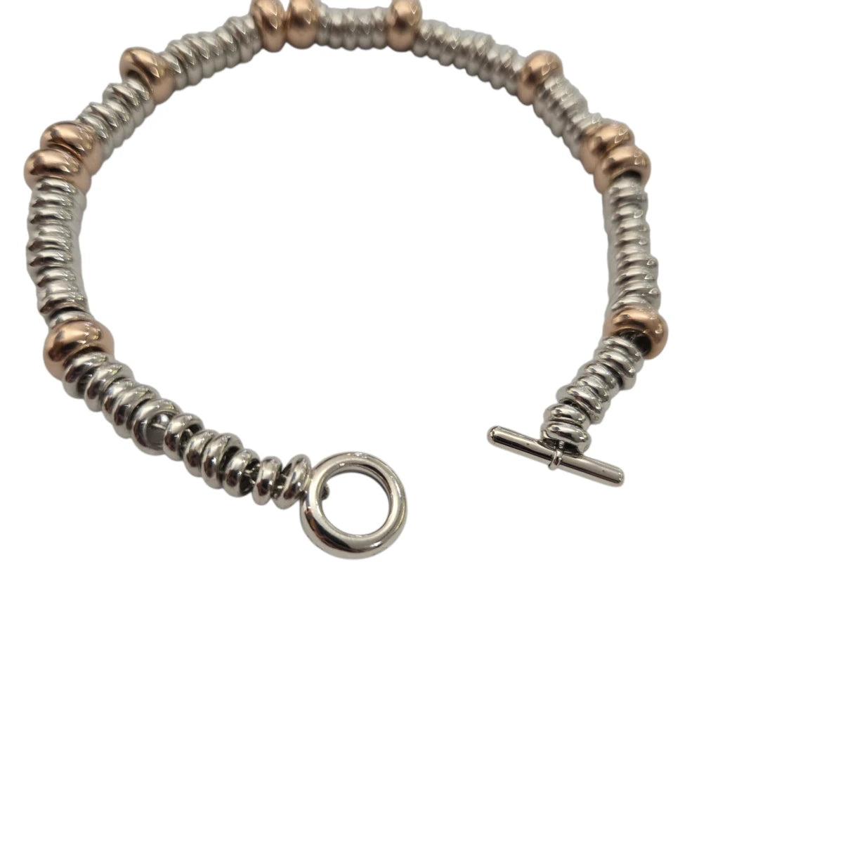 Bracciale DoDo Rondelle Argento e Argento dorato
