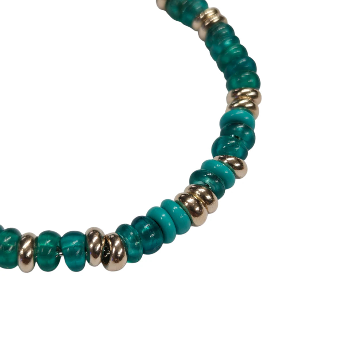 Bracciale DoDo Rondelle Pet Verde Acqua