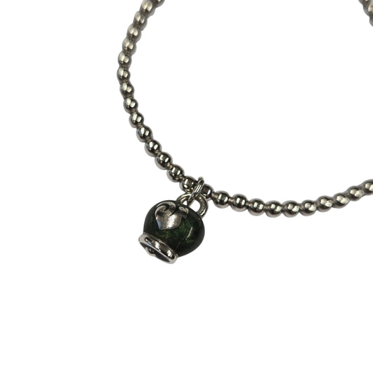 Bracciale Chantecler elastico campanella verde