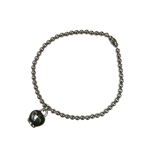 Bracciale Chantecler elastico campanella verde