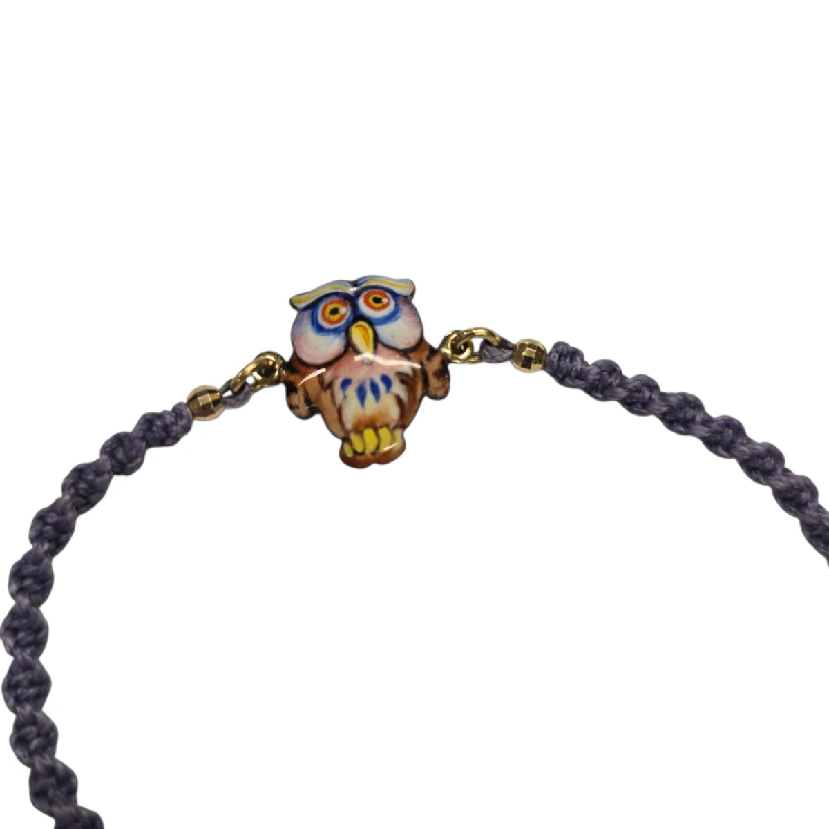 Bracciale Cordino Gufo