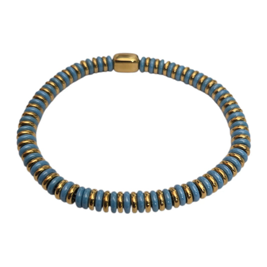 Bracciale Rings Turchese e Dorato