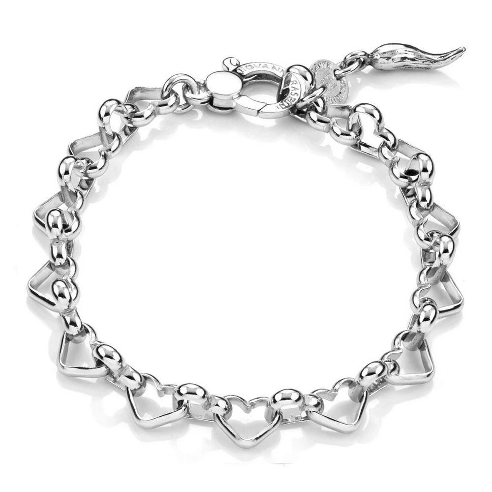 Bracciale Catena Cuori