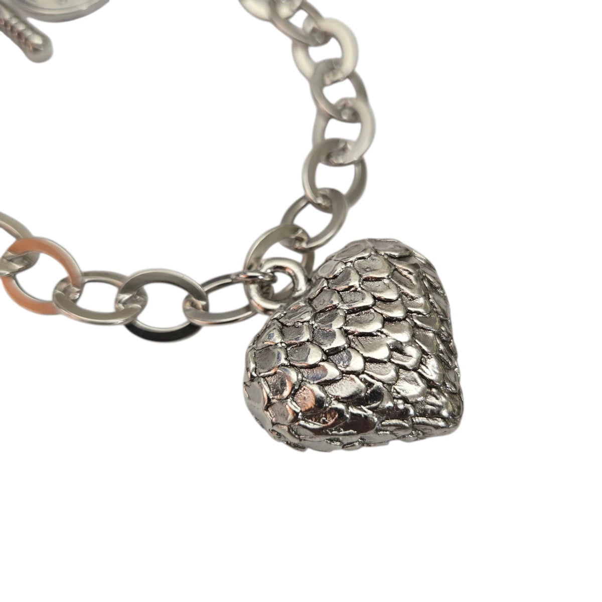 Bracciale Raspini Maglia Ovale con Cuore Serpente