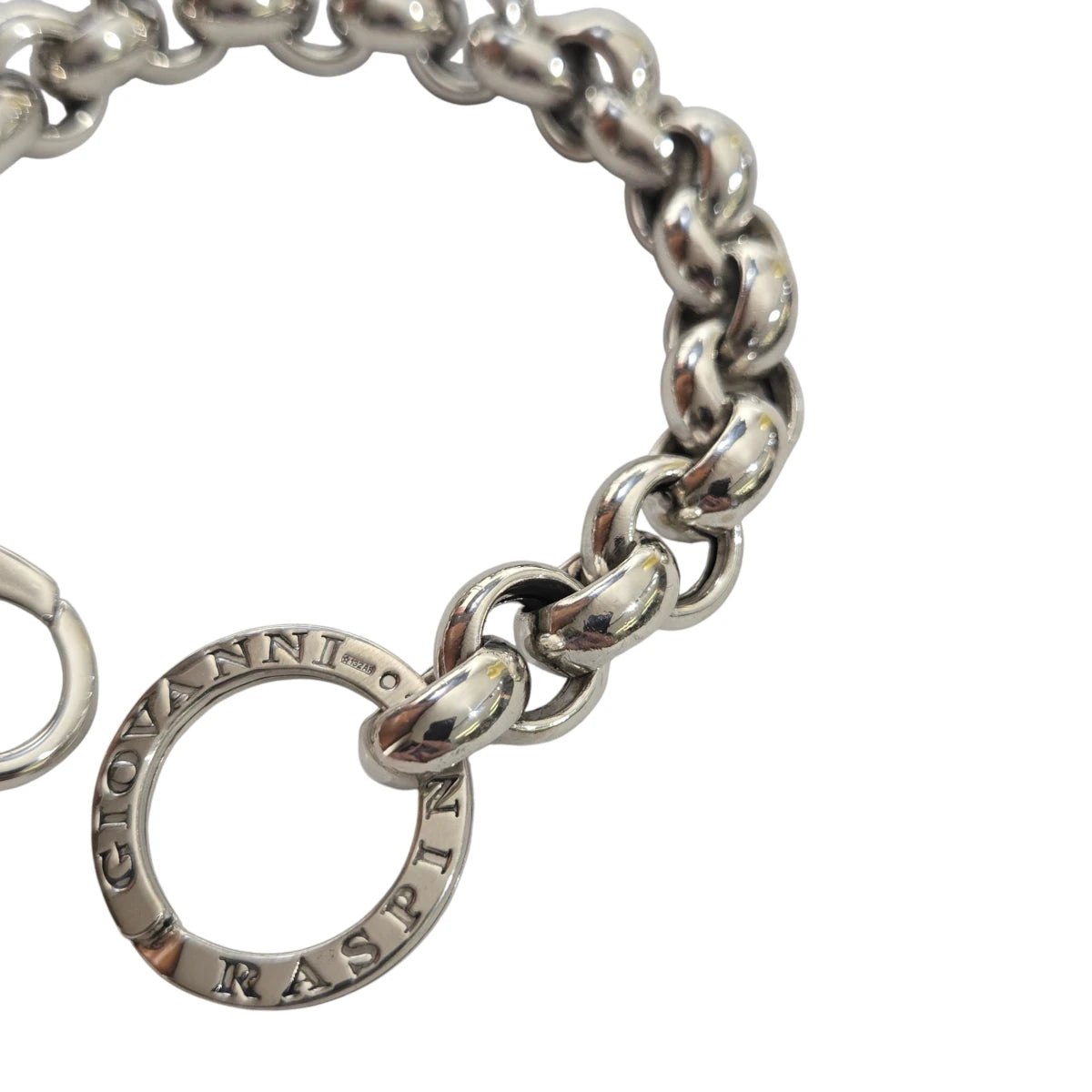Giovanni Raspini Rolò Large Hammered Bracelet