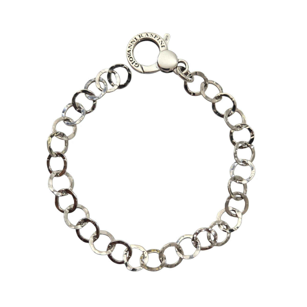 Bracciale Giovanni Raspini Rolò Piatta Martellata