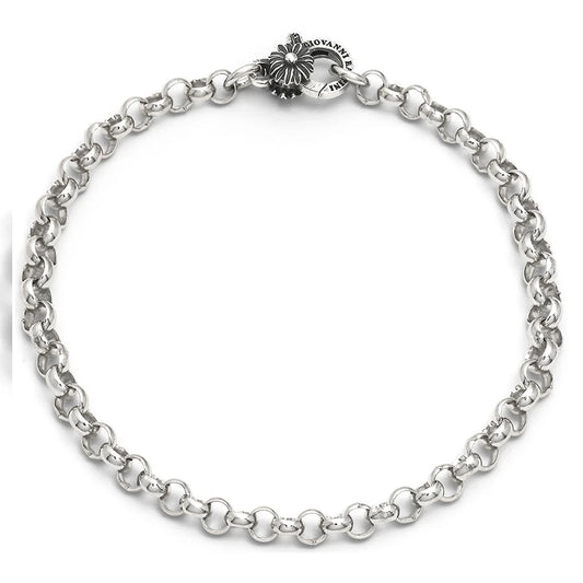 Bracciale Base Rolò Piccola Chiusura Margherita