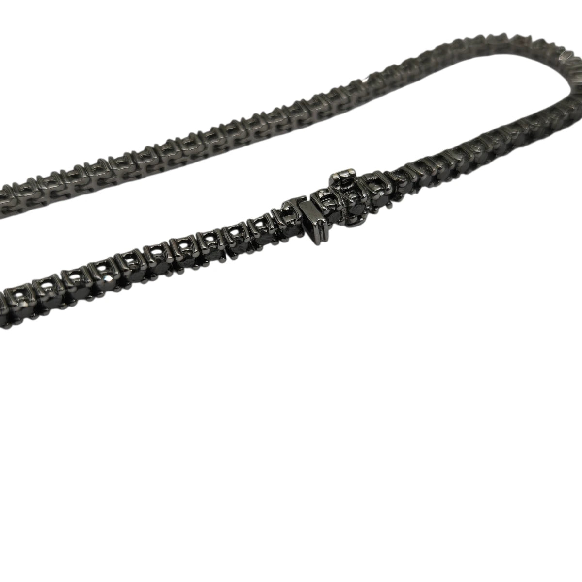 Bracciale Tennis Diamanti Neri
