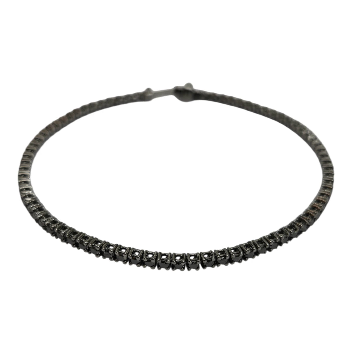 Bracciale Tennis Diamanti Neri