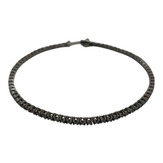 Bracciale Tennis Diamanti Neri