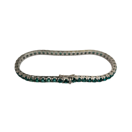 Bracciale Gioielli Di Valenza Tennis di Smeraldi