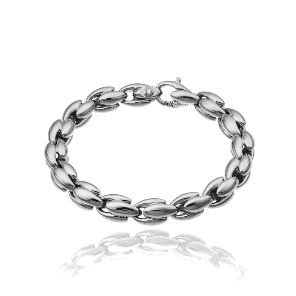 Bracciale accenti bianco con diamante