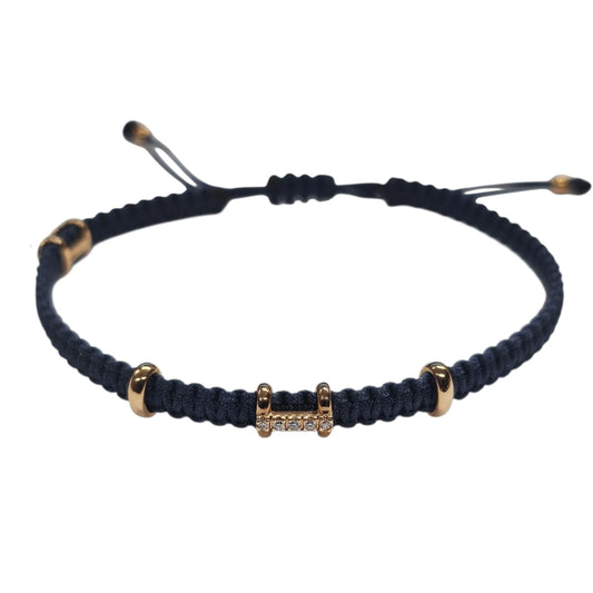 Bracciale Simple Barretta Piccola con Diamanti