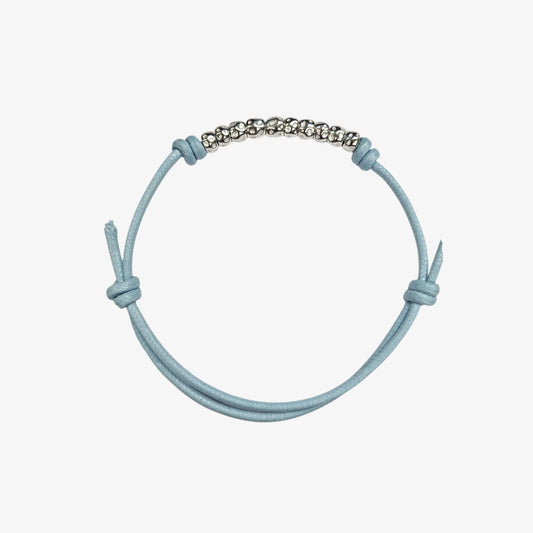 Bracciale Cordino Spesso Barretta 10 granelli