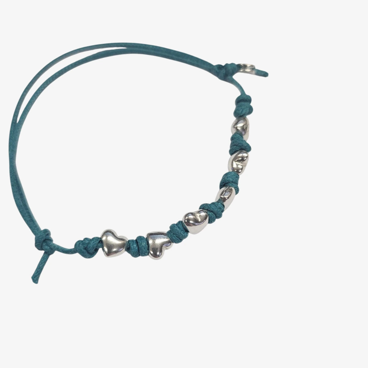 Bracciale Cordino sottile sei Cuori