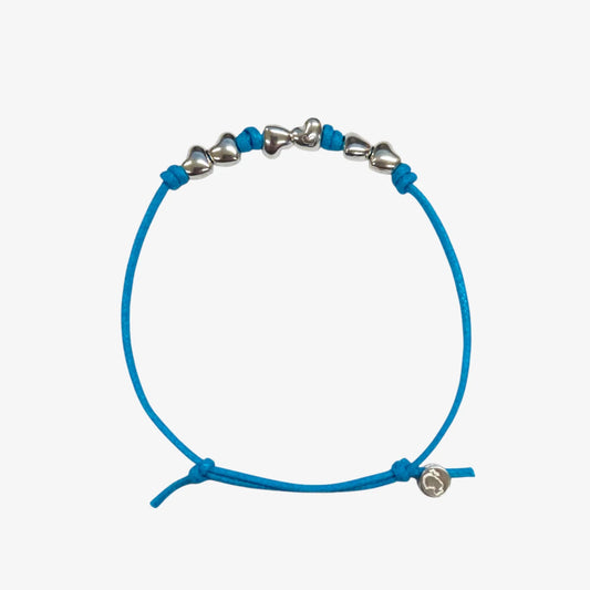 Bracciale Cordino sottile sei Cuori