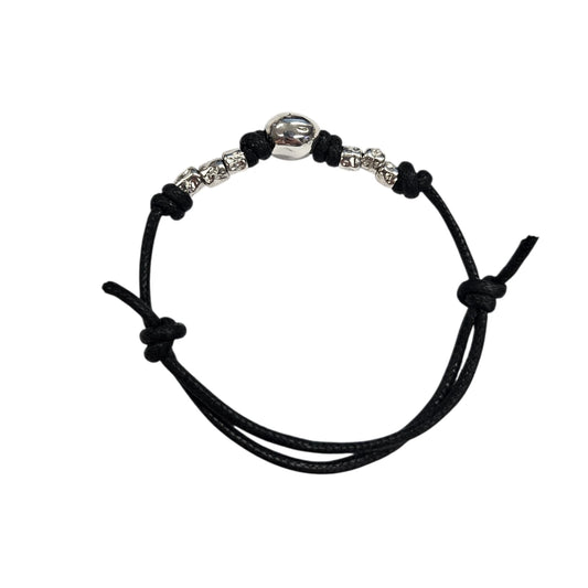 Bracciale Cordino DoDo 6 Granelli e una Pepita