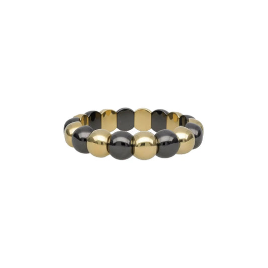 Bracciale Aura Dama Piccolo Oro e Nero
