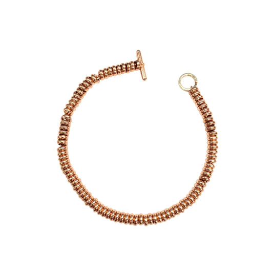 Bracciale DoDo Rondelle in Oro Rosa