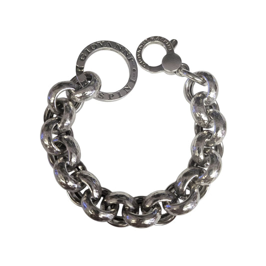 Bracciale Giovanni Raspini Rolò Martellata Grande