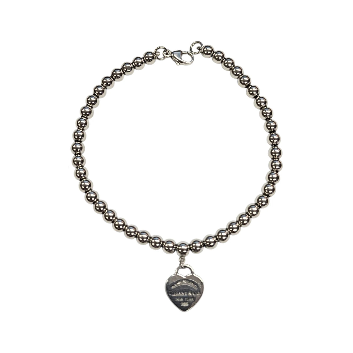 Bracciale Tiffany Beads Tag con Cuore