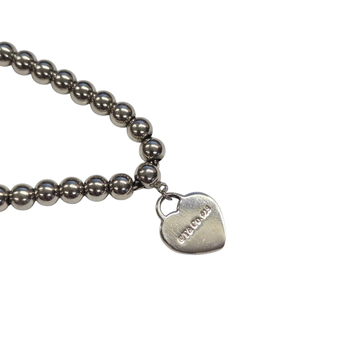 Bracciale Tiffany Beads Tag con Cuore