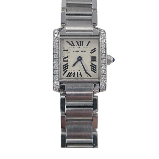 Cartier Tank Francaise con Diamanti